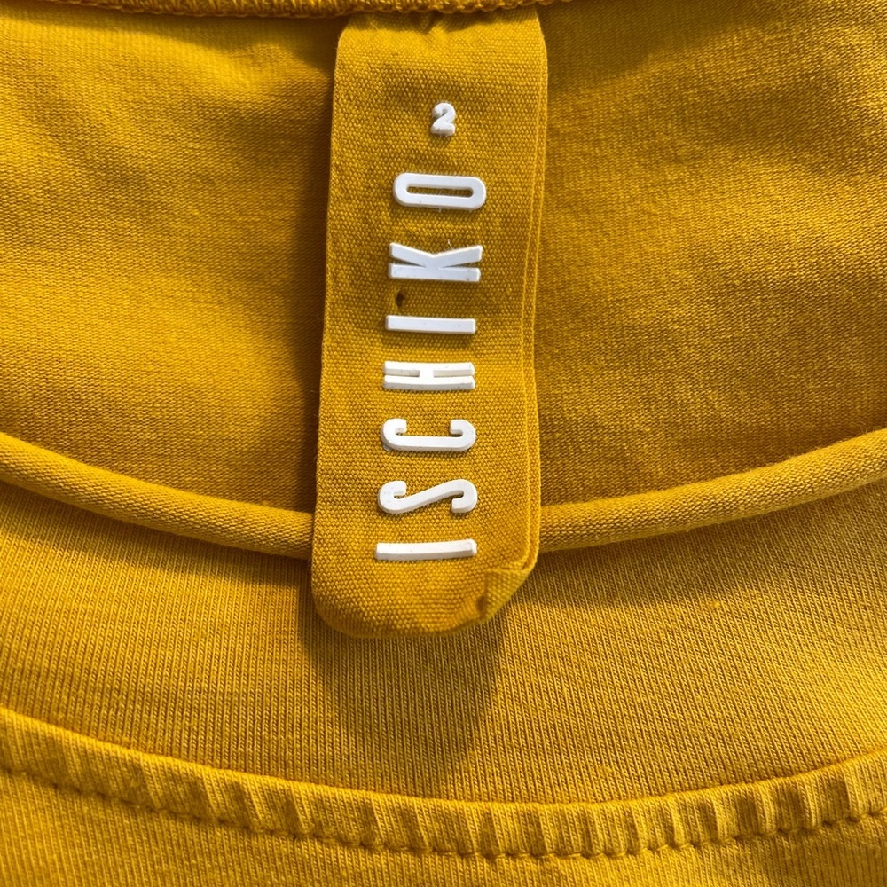 Ischiko Mustard Yellow Oversized Long Sleeve Top size 2 (8/10) - Picture 4 of 7